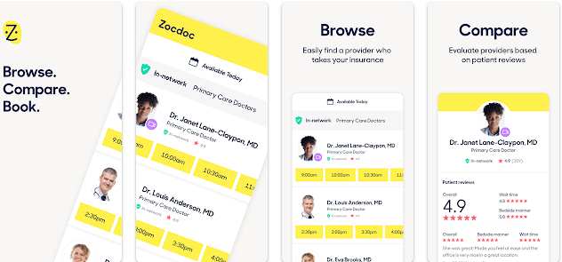 ZocDoc Scheduling App