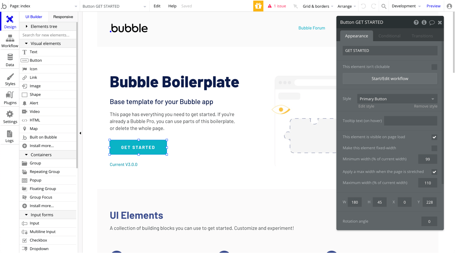 Bubble UI