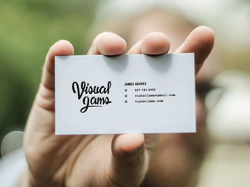 A business card example with essential contact information.