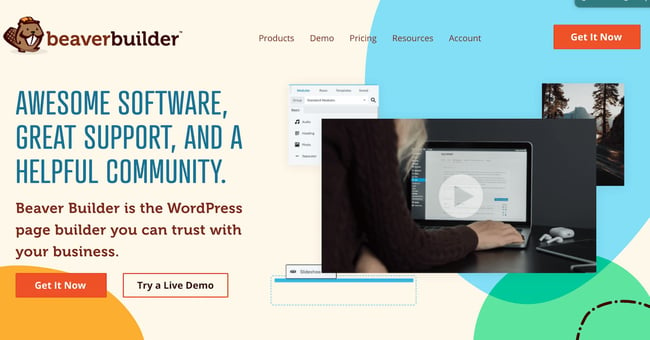 best WordPress page builders; Beaver Builder