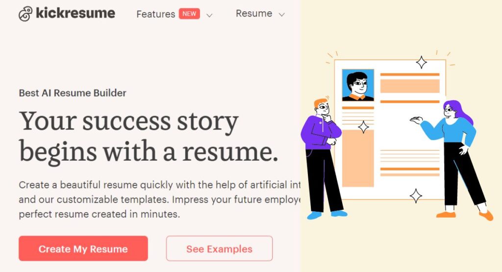 Kickresume AI Builder