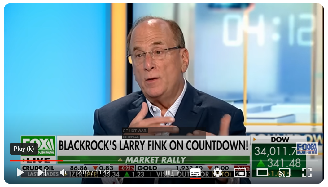 Larry Fink interview with Fox Business