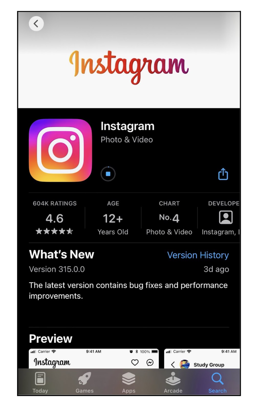 Download and Install the Instagram App
