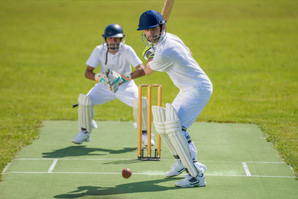 Cricket batsman swing