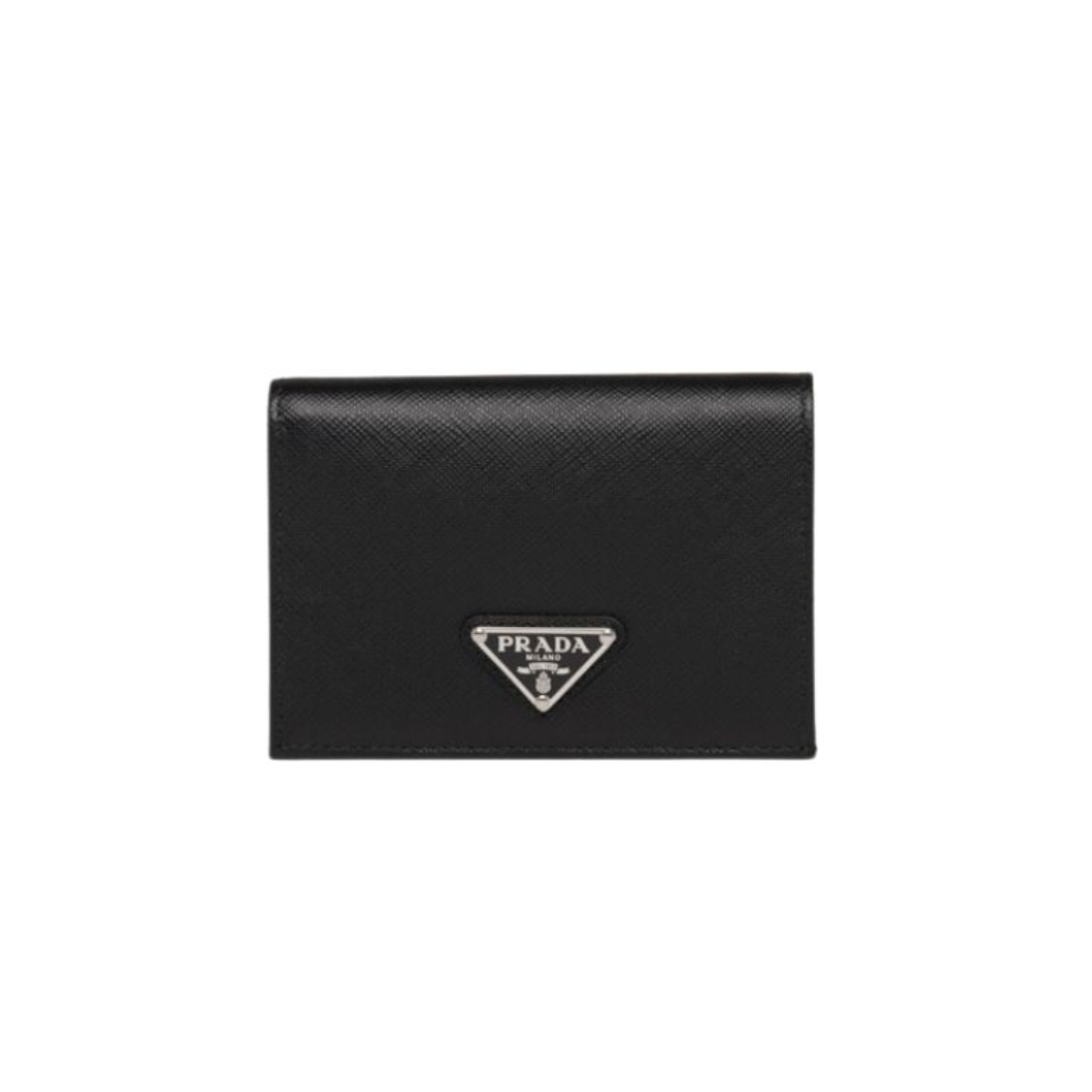 6.Prada Small Saffiano Leather Wallet 