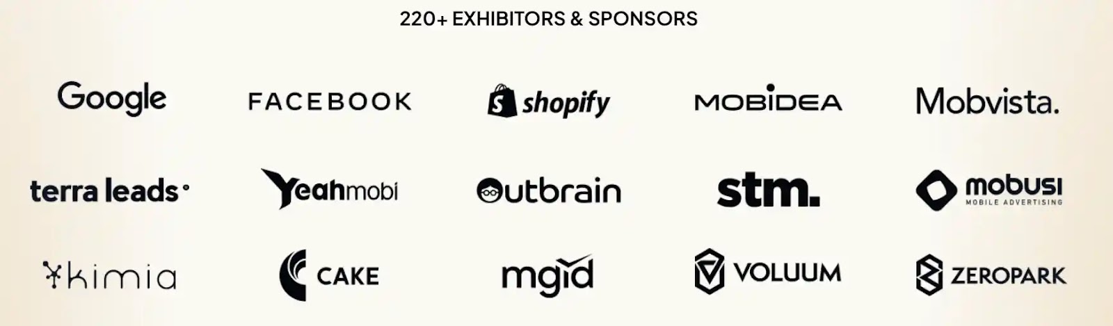 Exhibitors & Sponsors