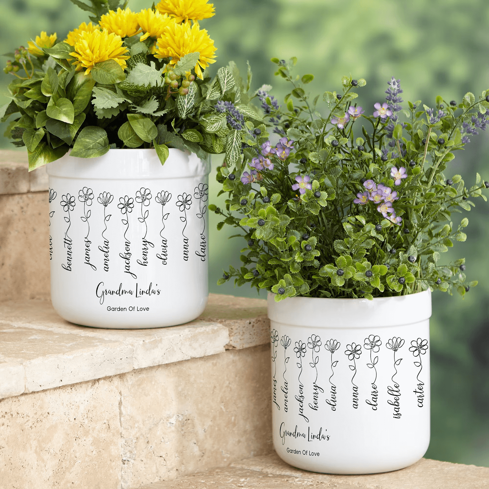 Personalized Plant Pots