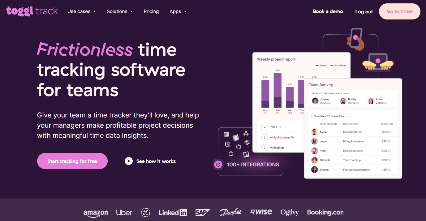 Toggl: Frictionless time tracking software for teams