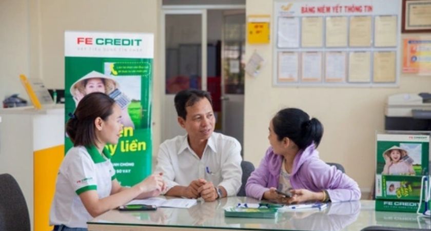 Vay 50 triệu trả góp 36 tháng FE Credit