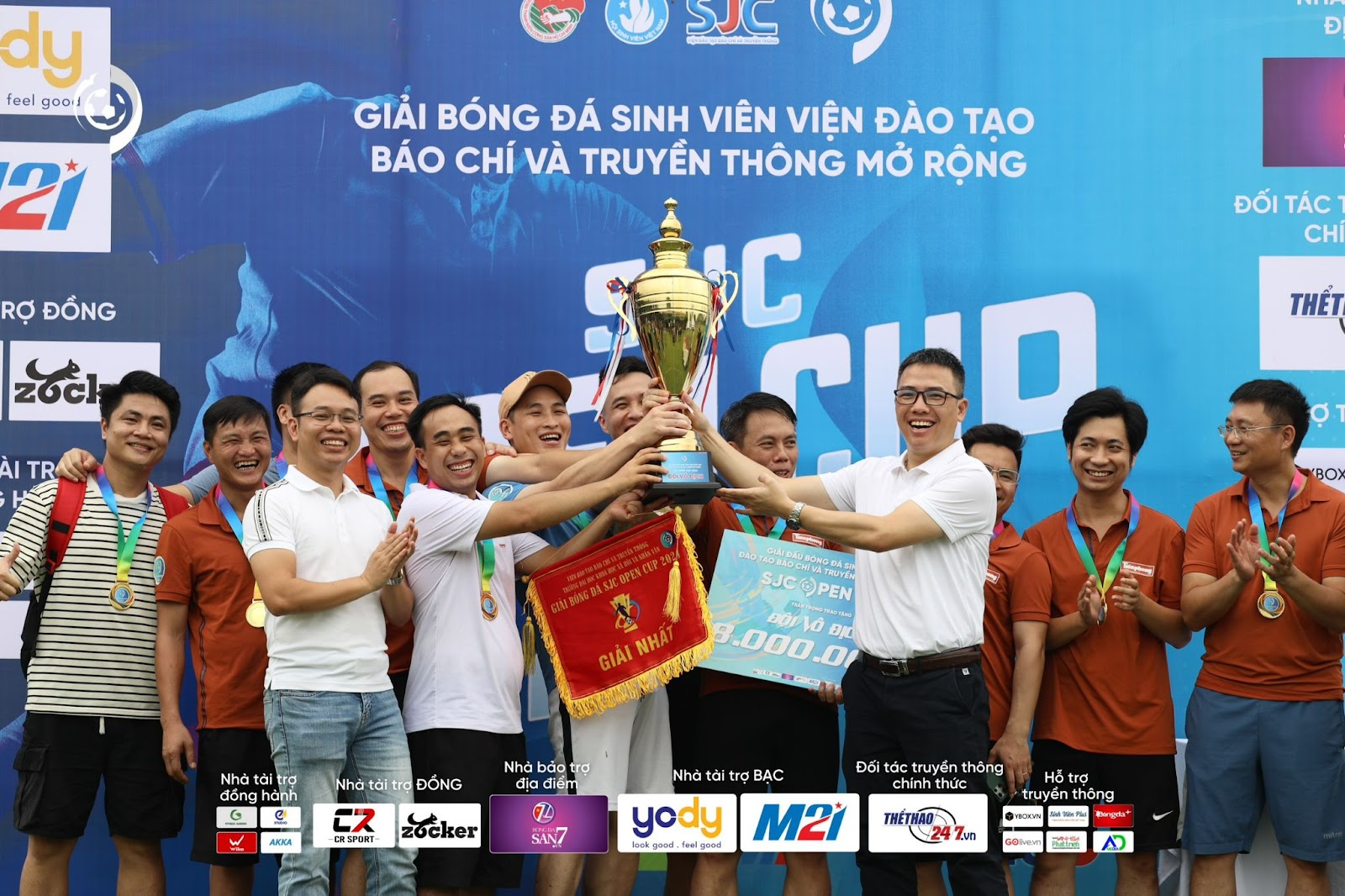 Lộ diện ngôi vương giải bóng đá sinh viên SJC Open Cup 2024