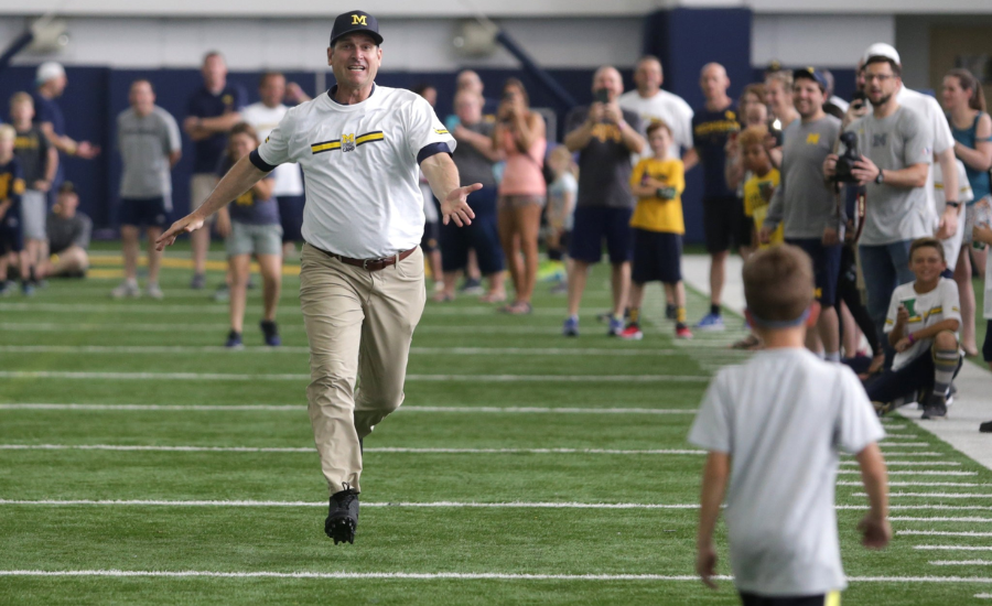 Addison Harbaugh's Father Jim Harbaugh’s Football Career