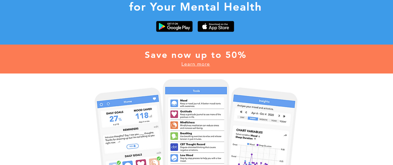 Moodfit Healthcare app