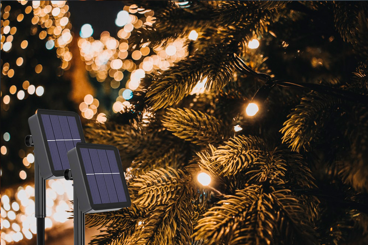 Opt for solar-powered lights if you're in a sunny climate to harness the power of the sun
