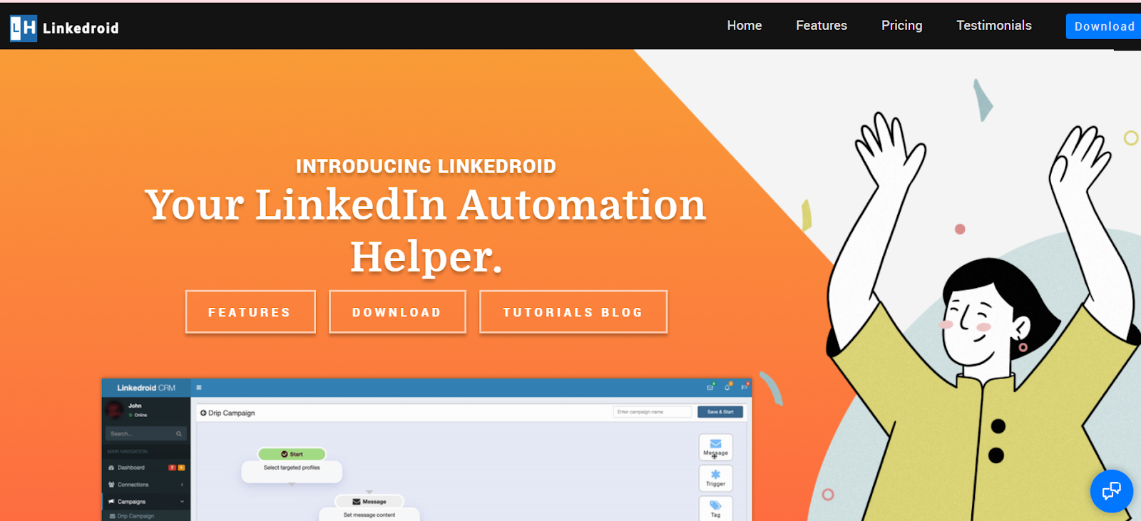 Best LinkedIn Outreach Automation Tools:- Linkedroid