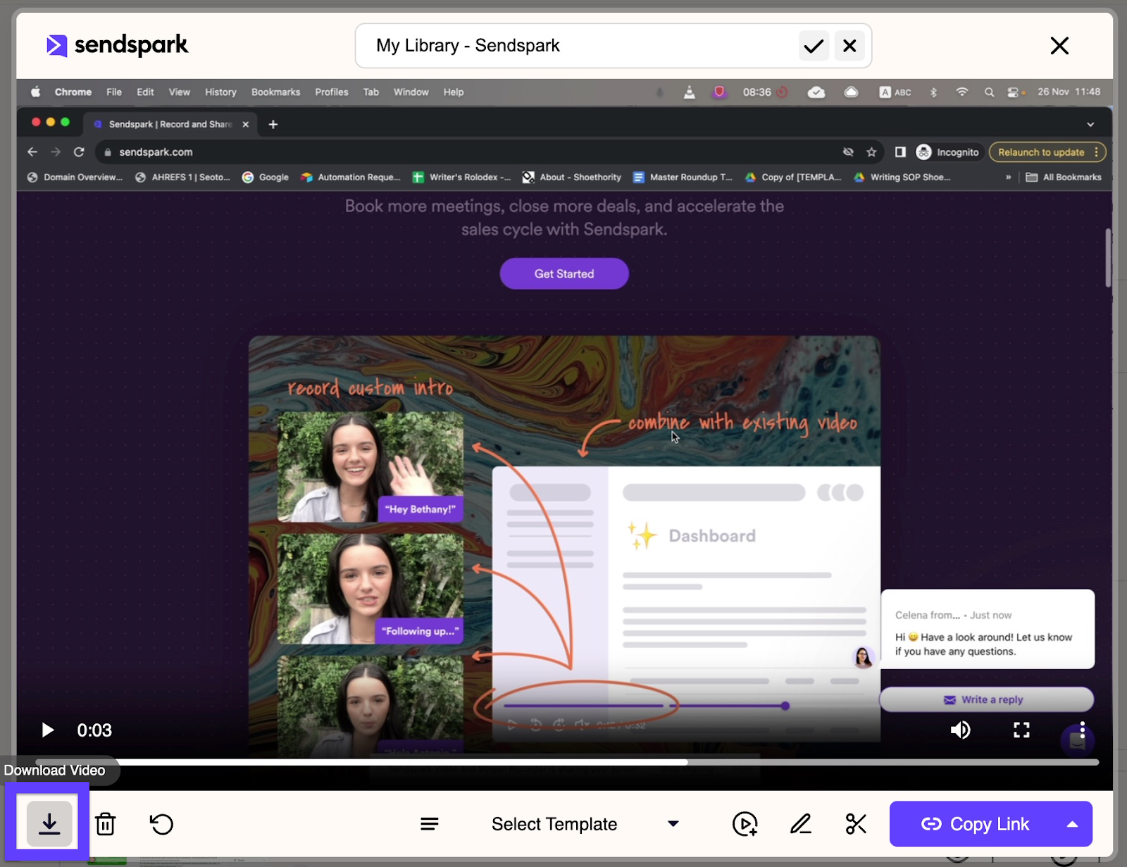 Download Sendspark Video