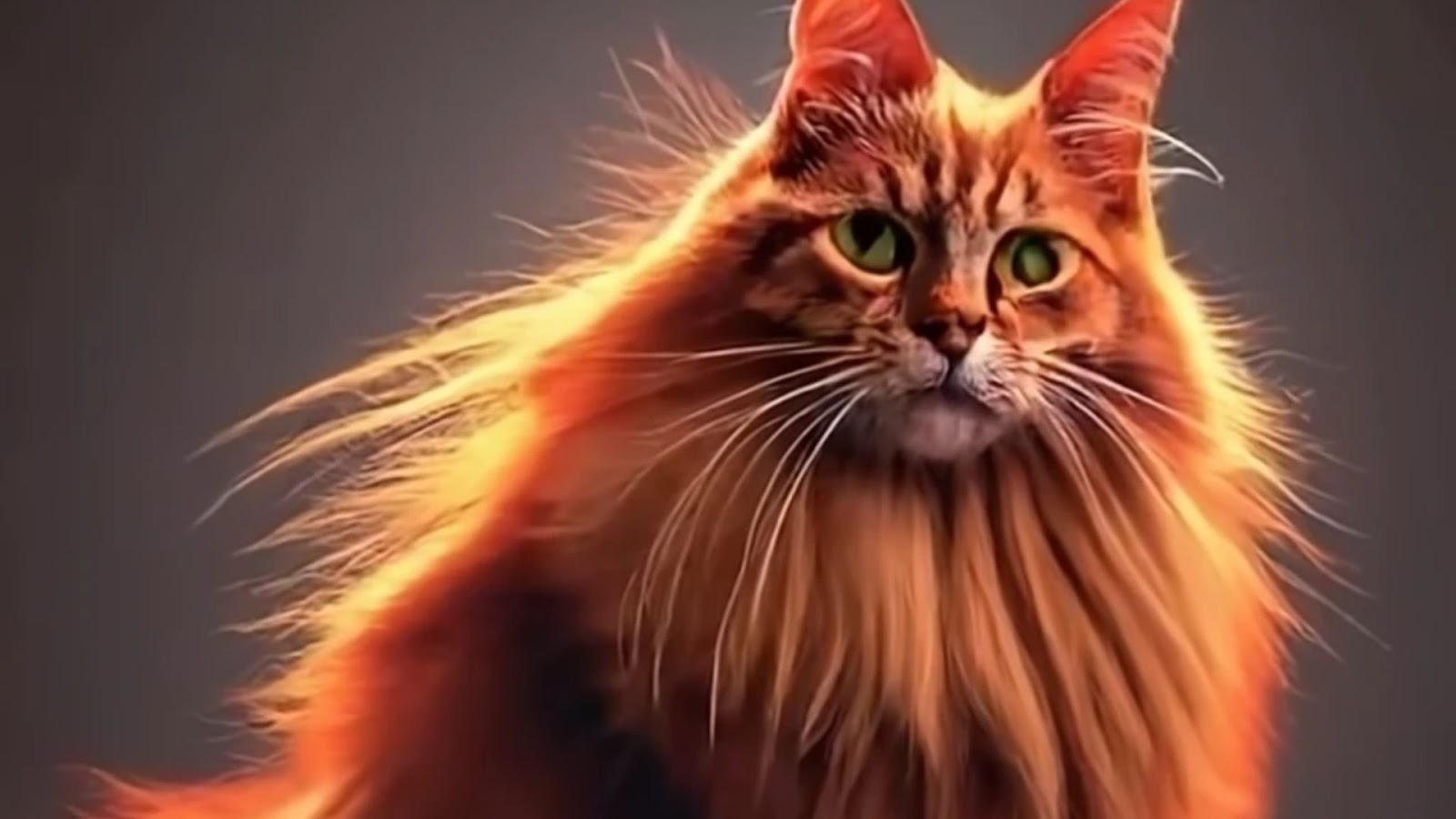 Orange Maine Coon