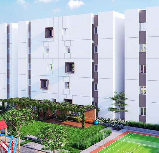 GRC Subhiksha offers Premium Ready to Move Apartments in Sarjapur Road Bangalore. Book 2 & 3 BHK Flats for Sale Sarjapur Road from top builders in Bangalore