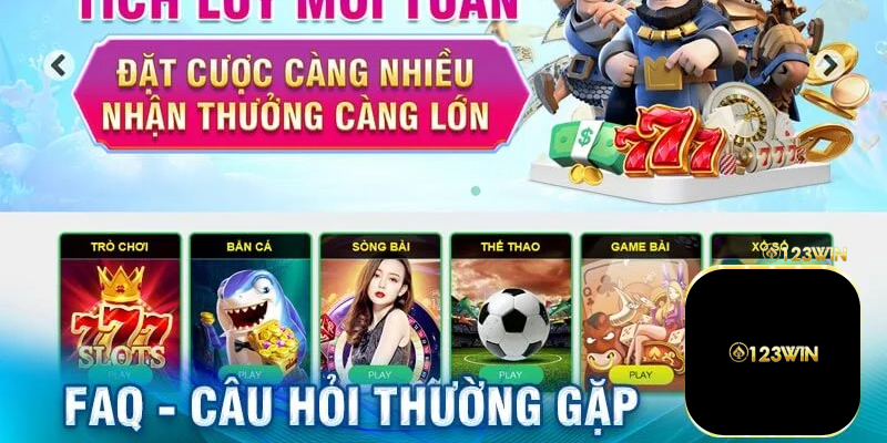 FAQ - Câu hỏi thường gặp 123win