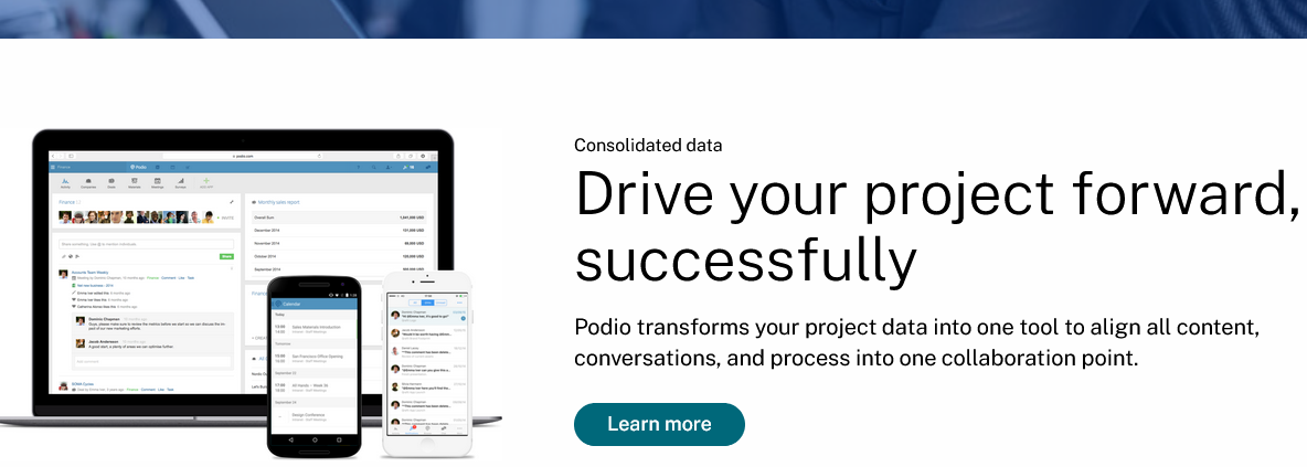 image showing Podio as free online project management software