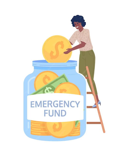 Create an emergency fund to built a healthy financial future