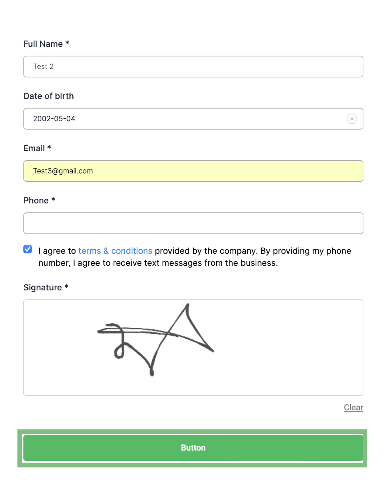 A screenshot of a formDescription automatically generated