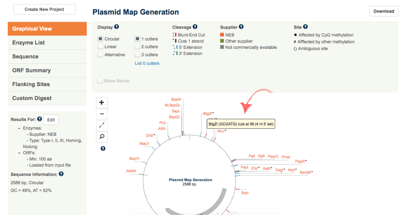 Plasmid restriction map tutorial 4