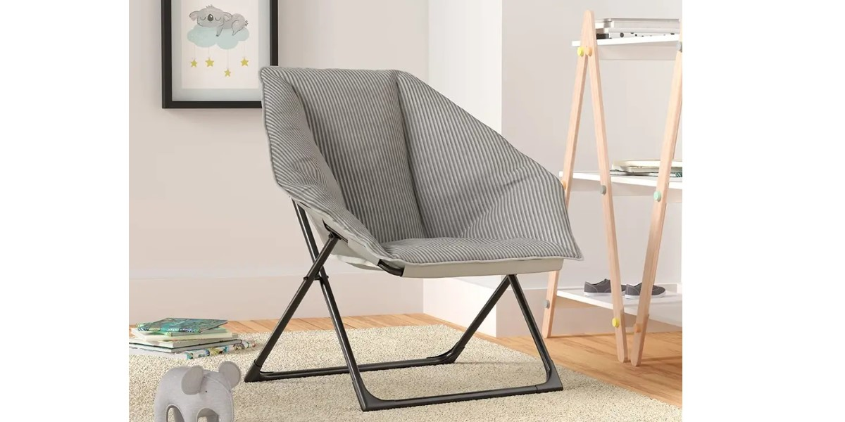 A Gray Hexagon saucer chair