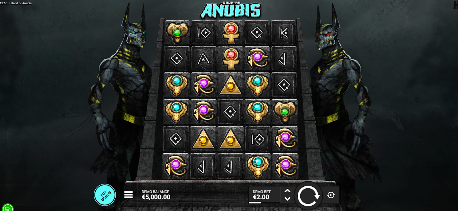 hand of anubis slot screenshot