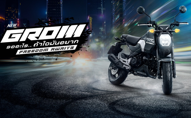 สรุปรถจักรยานยนต์ : Honda Grom 2024