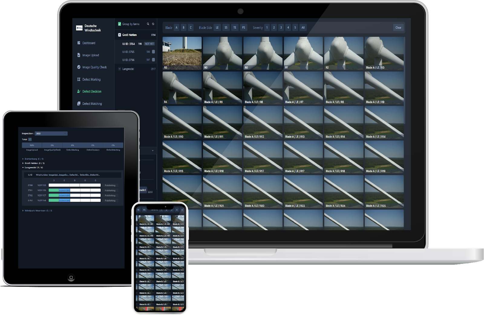 Screenshot of workspace on cloud-based analytics platform Zoomable 