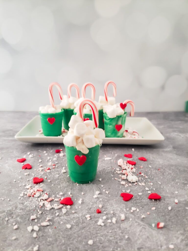 Grinch bomb cups