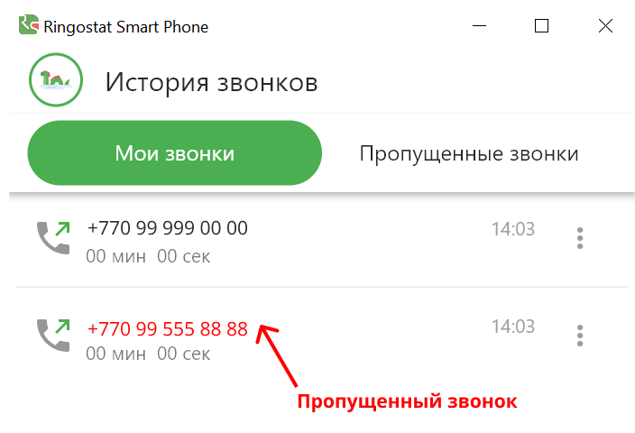 увеличить конверсию, пропущенный звонок в приложении Ringostat Smart Phone