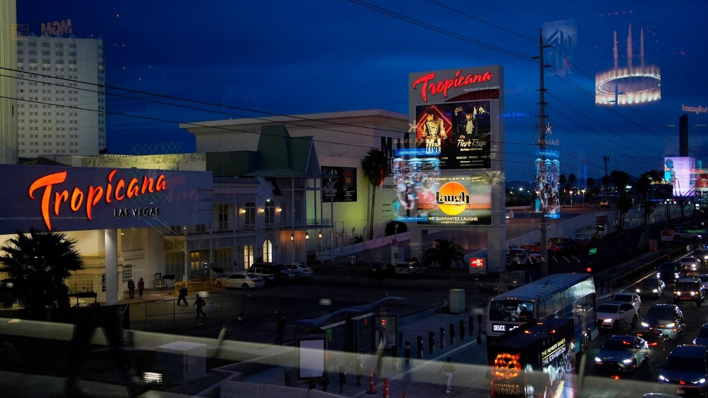 After welcoming guests for 67 years, the Tropicana Las Vegas casino's final  day has arrived