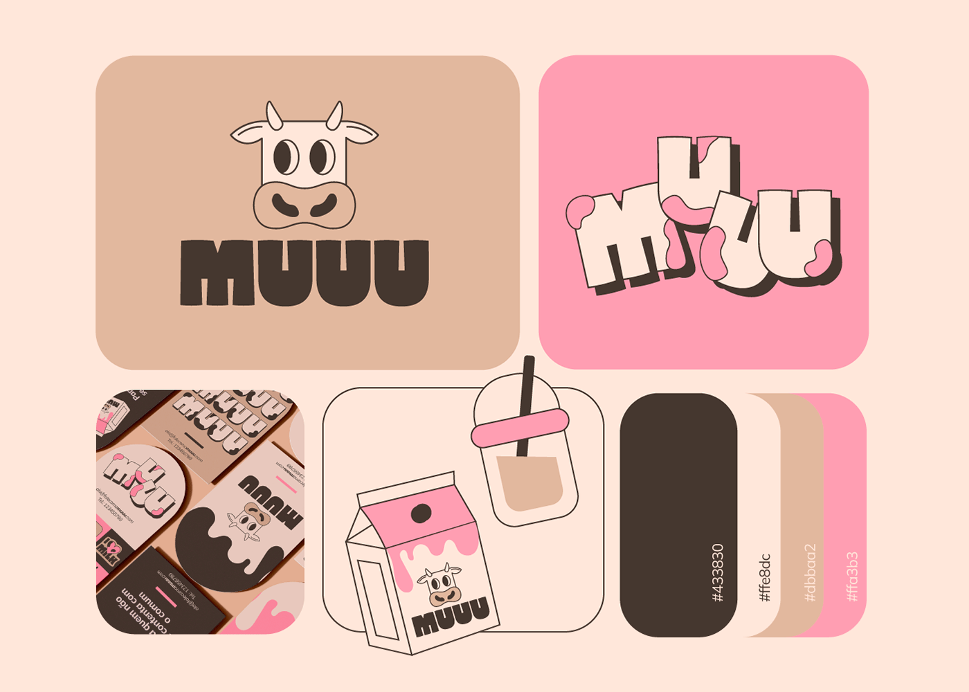 Artifact from the Experience Delight: Muuu Packaging Design & Visual Identity article on Abduzeedo