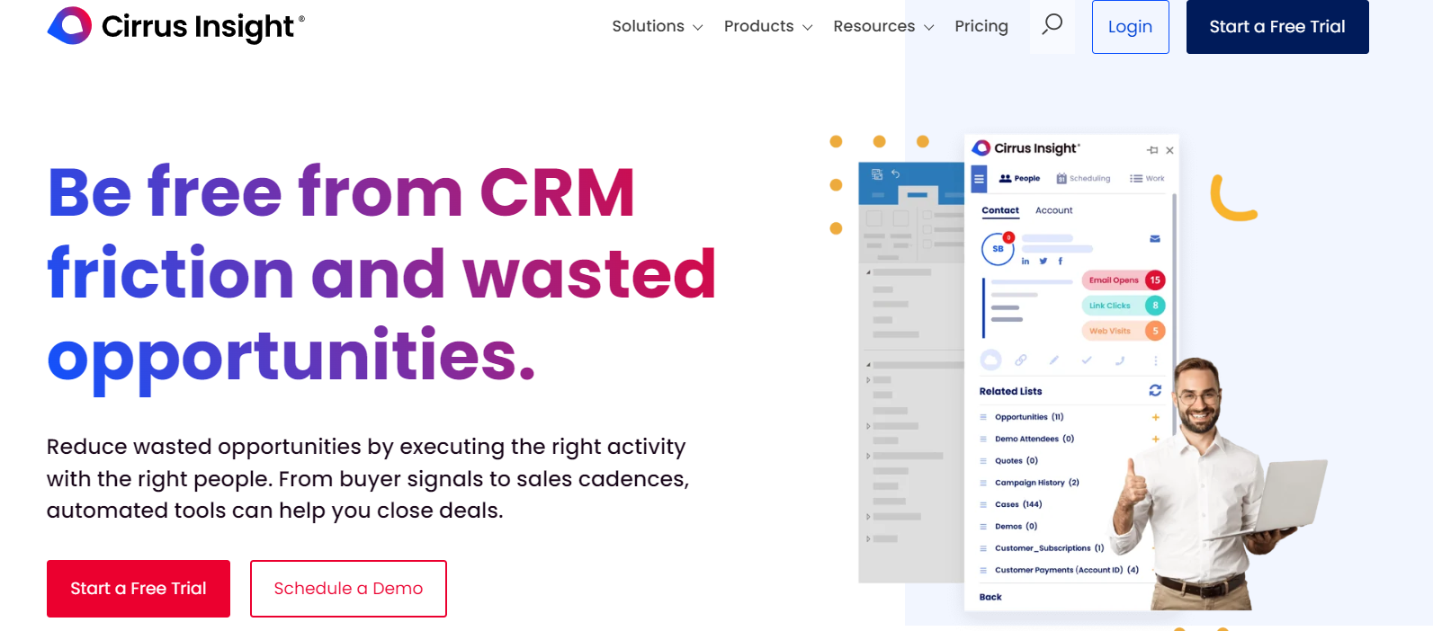 Cirrus Insight Dashboard