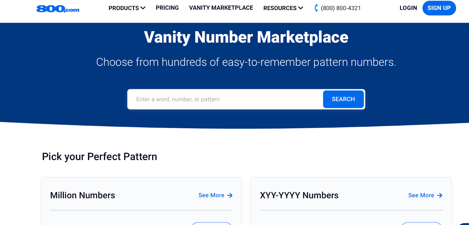 Phone number marketplace
