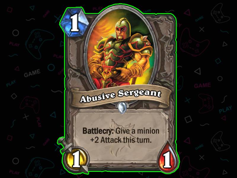 Abusive Sergeant Hearthstone