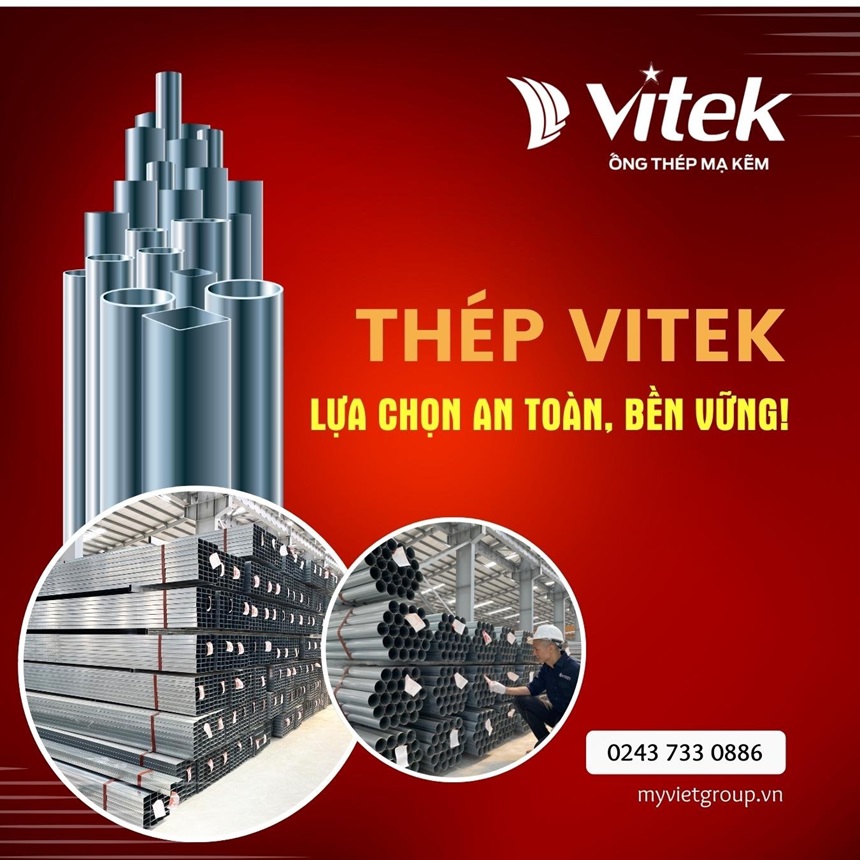 Lựa chọn thép Vitek của công ty Mỹ Việt là lựa chọn sự an toàn, bền vững