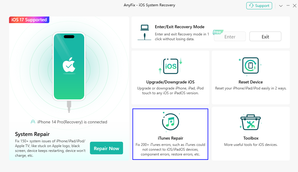 iTunes Repair 