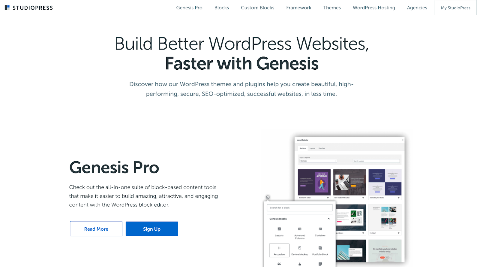 StudioPress WordPress themes & templates