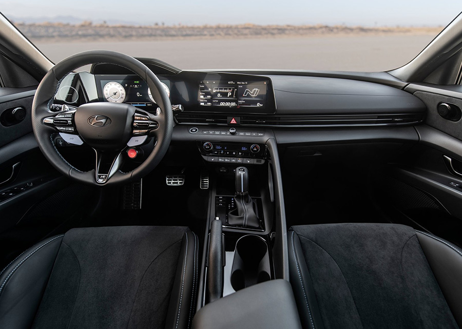 ดีไซน์ภายในรถยนต์ : Hyundai Elantra N 2023