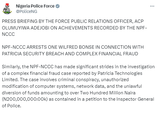 Cybercriminal Nabbed In Patricia Technologies Breach