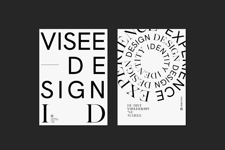 Brand Design brand identity branding  graphic design  logo typography   visual identity studio poster black and white
