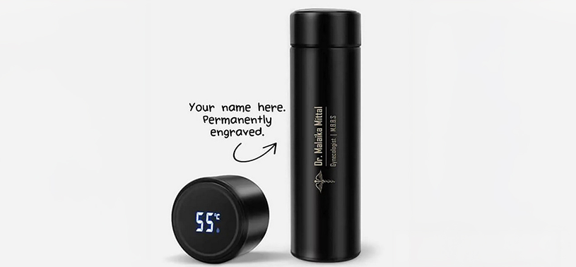 personalized name water bottle