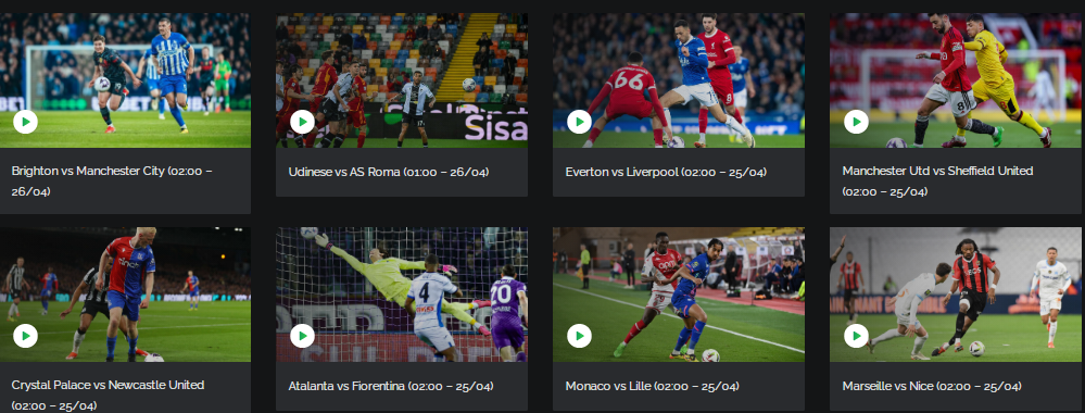 Cập nhật link xem trực tiếp bóng đá chất lượng cao miễn phí cùng Xôi Lạc TV-3