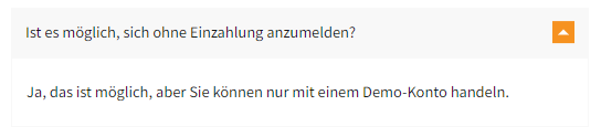 Die FAQ-Seite von FXNovus enthält alle erforderlichen Informationen.