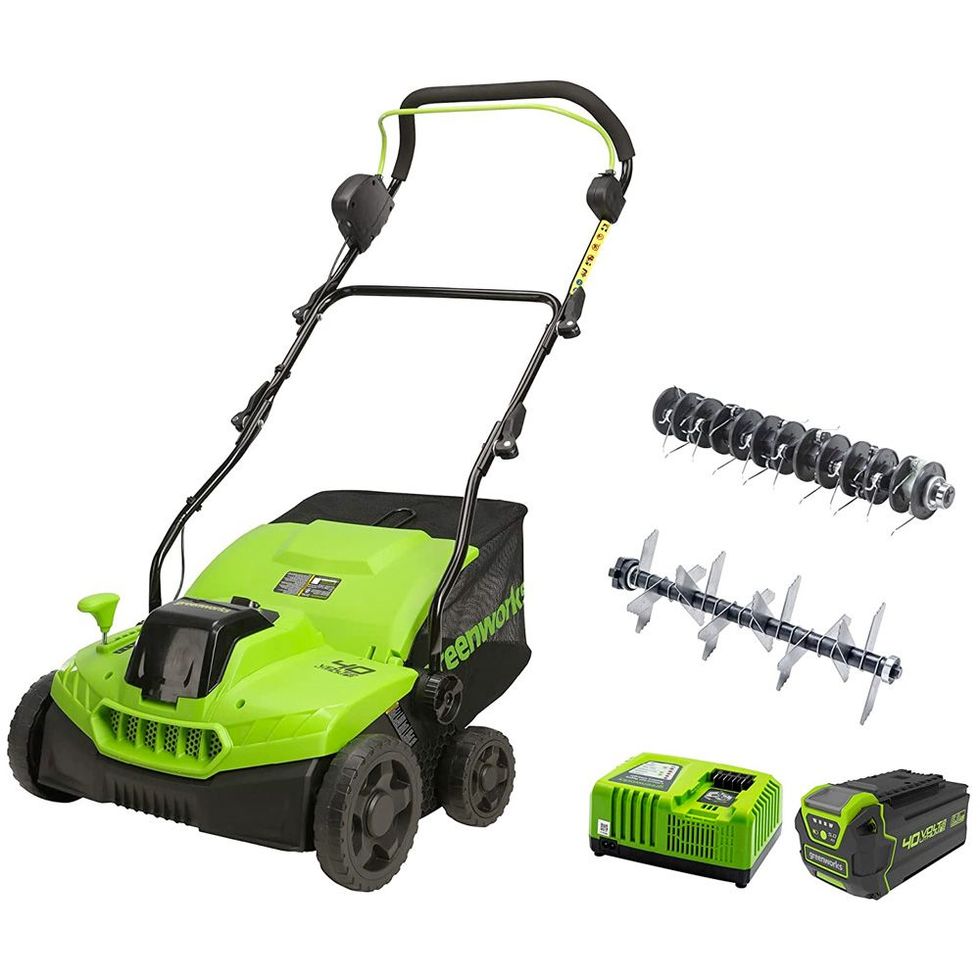 7 สุดยอดพรีเมี่ยม Greenworks 40V 2-In-1 Dethatcher และ Scarifier