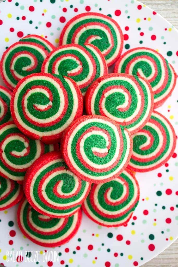 pinwheel christmas cookies part of the christmas cookie recipes collection