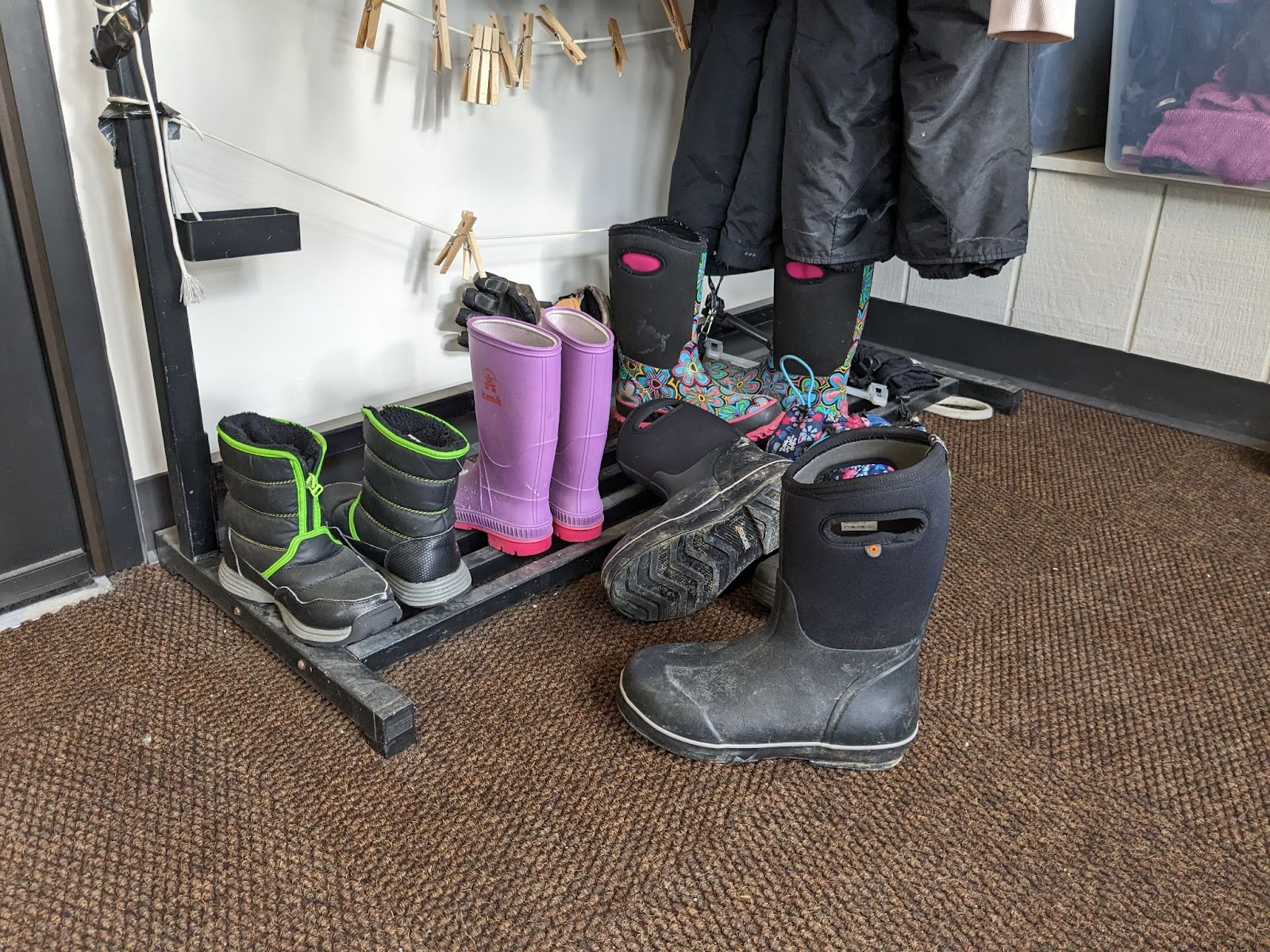 Image of items in Lost and Found, boots.