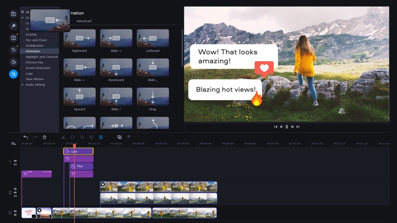 Basic Video Editing Tools for Movavi Screen Recorder